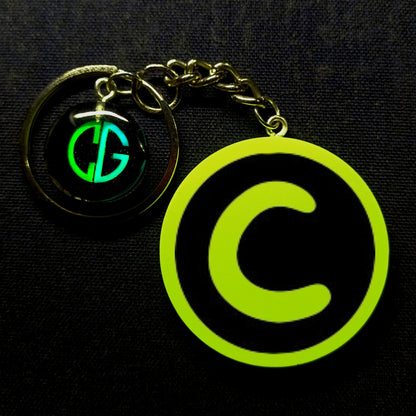 "C" Font I Glow In Dark I Alphabets
