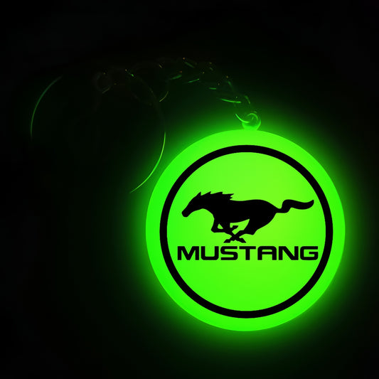 Mustang I Glow In Dark I Car Logo.1