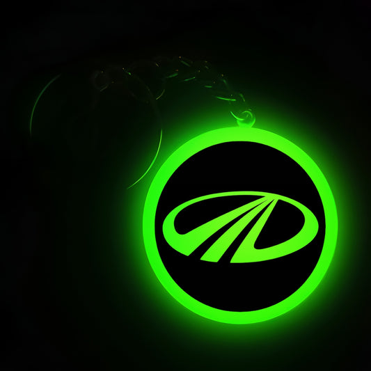 Mahindra (old) I Glow In Dark I Car Logo.1