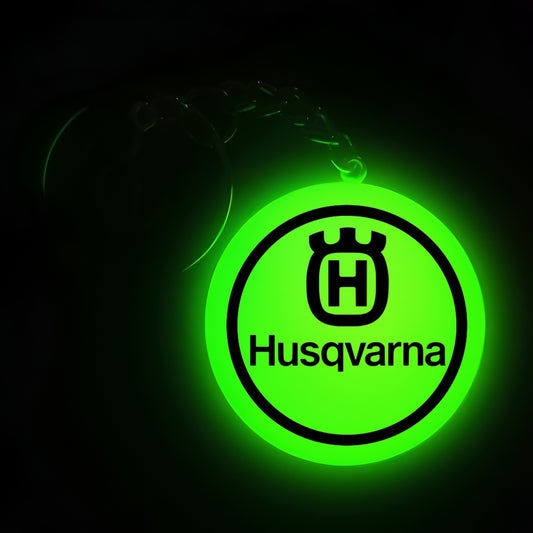 Husqvarna with text Logo I Glow In Dark I Bike.1