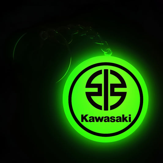 Kawasaki With Text Logo I Glow In Dark I Bike.1