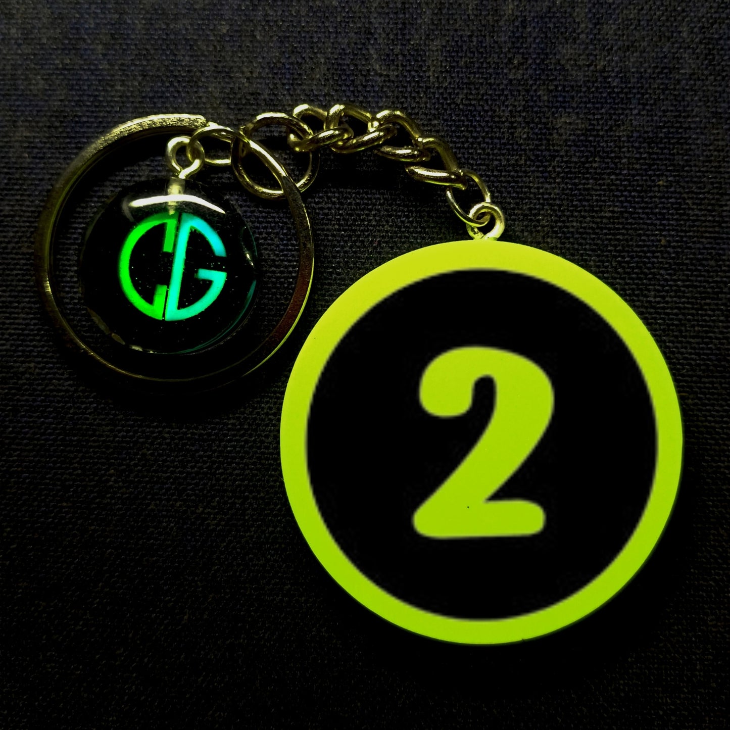 "2" Logo I Glow In Dark I Numbers.1