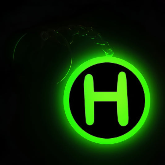 "H" Font I Glow In Dark I Alphabets