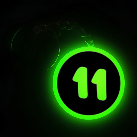 "11" Logo I Glow In Dark I Numbers.1
