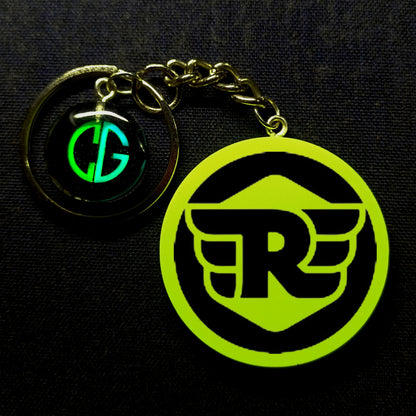 Royal Enfield (R) Logo I Glow In Dark I Bike.1