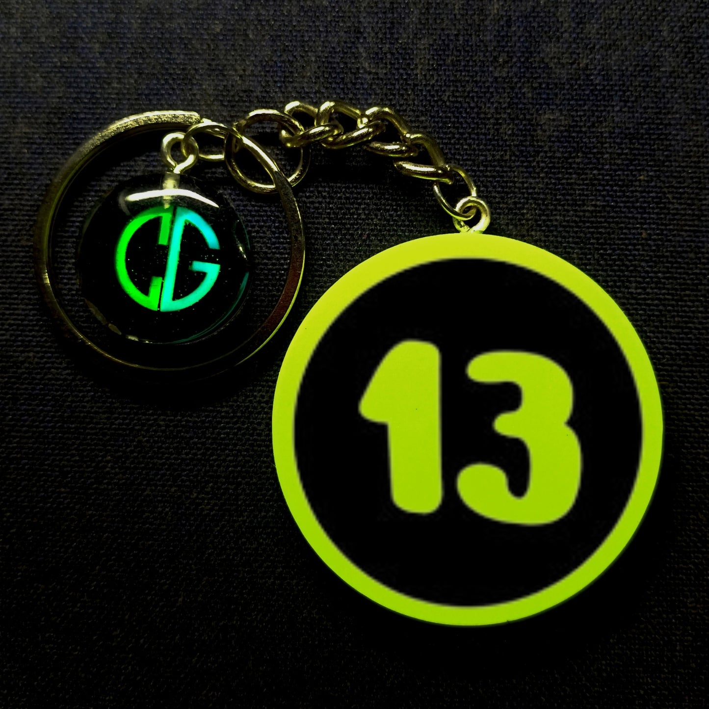 "13" Logo I Glow In Dark I Numbers.1