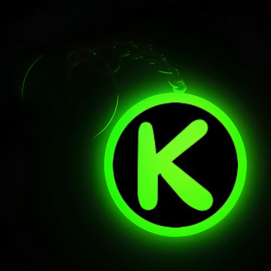 "K" Font I Glow In Dark I Alphabets