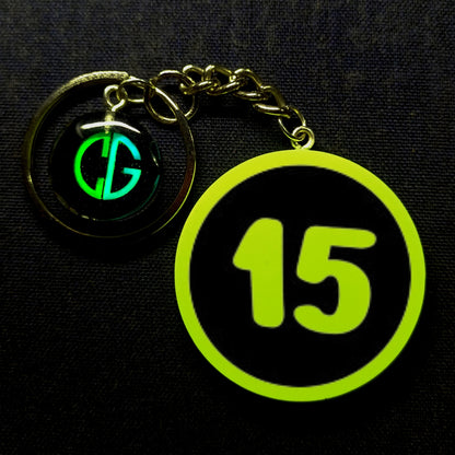 "15" Logo I Glow In Dark I Numbers.1
