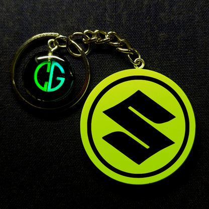 Suzuki (S) I Glow In Dark I Car Logo.1