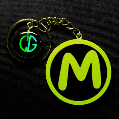 "M" Font I Glow In Dark I Alphabets