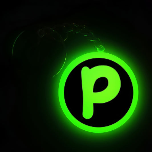 "P" Font I Glow In Dark I Alphabets