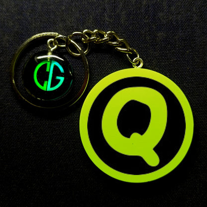 "Q" Font I Glow In Dark I Alphabets