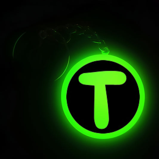 "T" Font I Glow In Dark I Alphabets