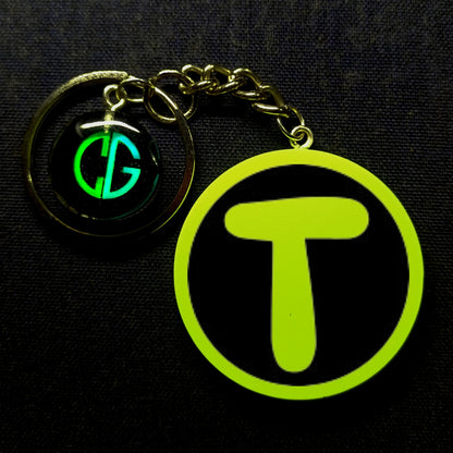 "T" Font I Glow In Dark I Alphabets