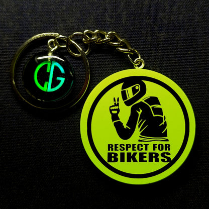 Respect For Bikers Logo I Glow In Dark I Bike.1