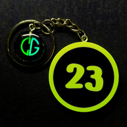 "23" Logo I Glow In Dark I Numbers.1