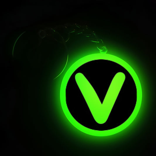 "V" Font I Glow In Dark I Alphabets