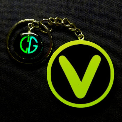 "V" Font I Glow In Dark I Alphabets