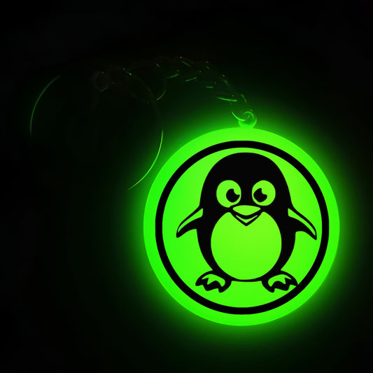Cute Penguin I Glow In Dark I Cartoon.1