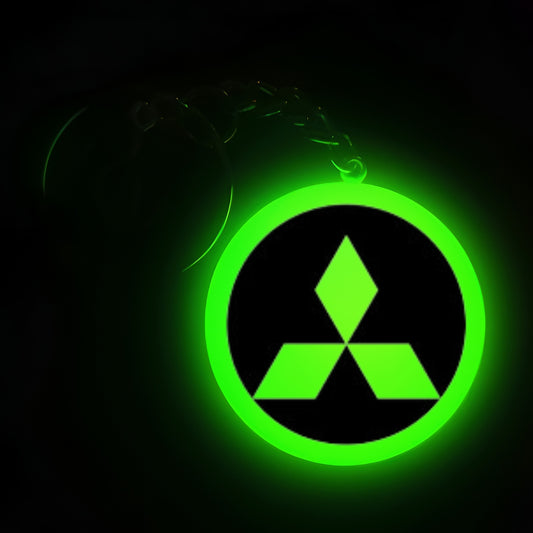Glowing Mitsubishi I Glow In Dark I Car Logo.1
