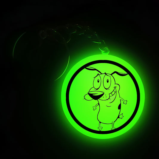 Courage Smiling  I Glow In Dark I Cartoon.1