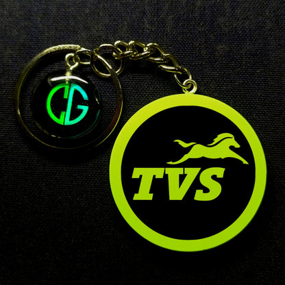 TVS  Logo I Glow In Dark I Bike.1