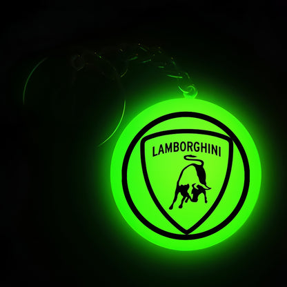 glowing Lamborghini I Glow In Dark I Car Logo.1