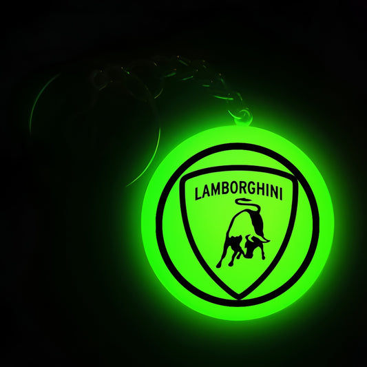 glowing Lamborghini I Glow In Dark I Car Logo.1
