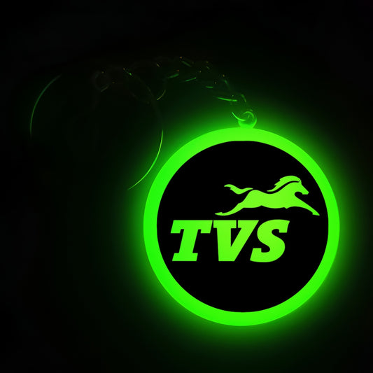 TVS  Logo I Glow In Dark I Bike.1