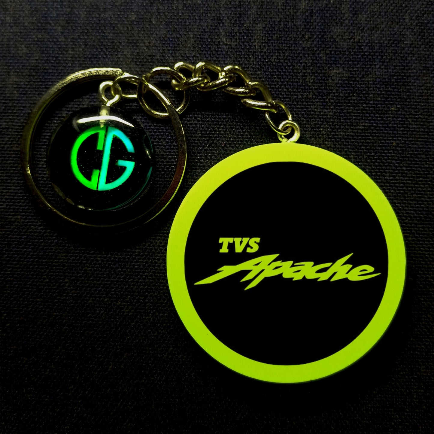 TVS Apache Logo I Glow In Dark I Bike.1