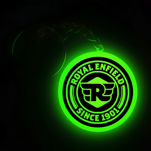 Royal Enfield Logo I Glow In Dark I Bike.1