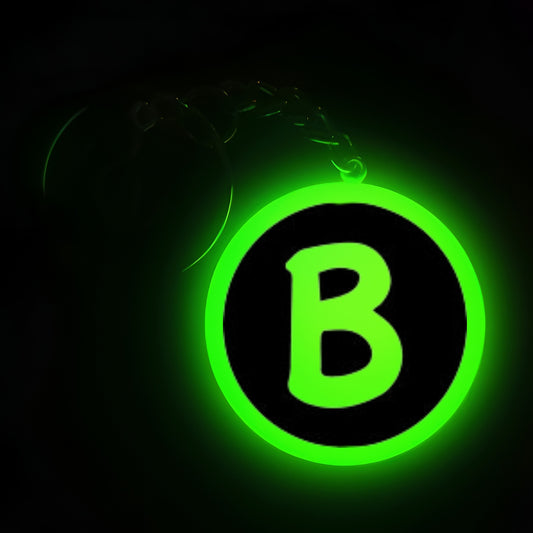 "B" Font I Glow In Dark I Alphabets