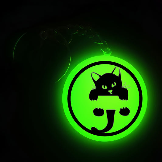 Black Cat I Glow In Dark I Cartoon.2