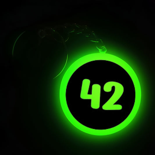 "42" Logo I Glow In Dark I Numbers.2