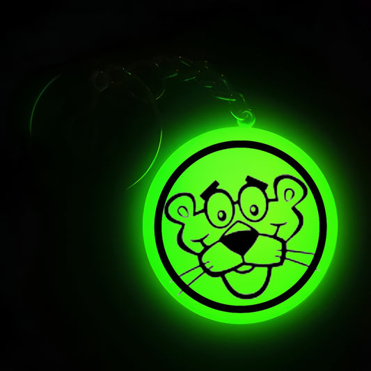 Pink Panther Face I Glow In Dark I Cartoon.2