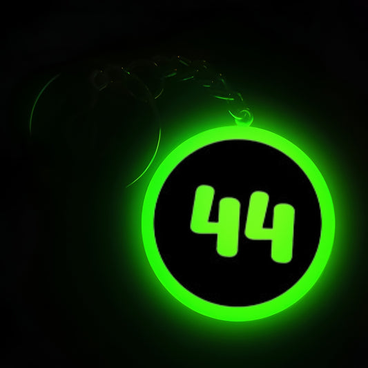 "44" Logo I Glow In Dark I Numbers.2