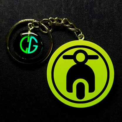 Scooter Front Side Logo I Glow In Dark I Bike.1