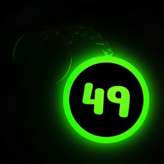 "49" Logo I Glow In Dark I Numbers.2